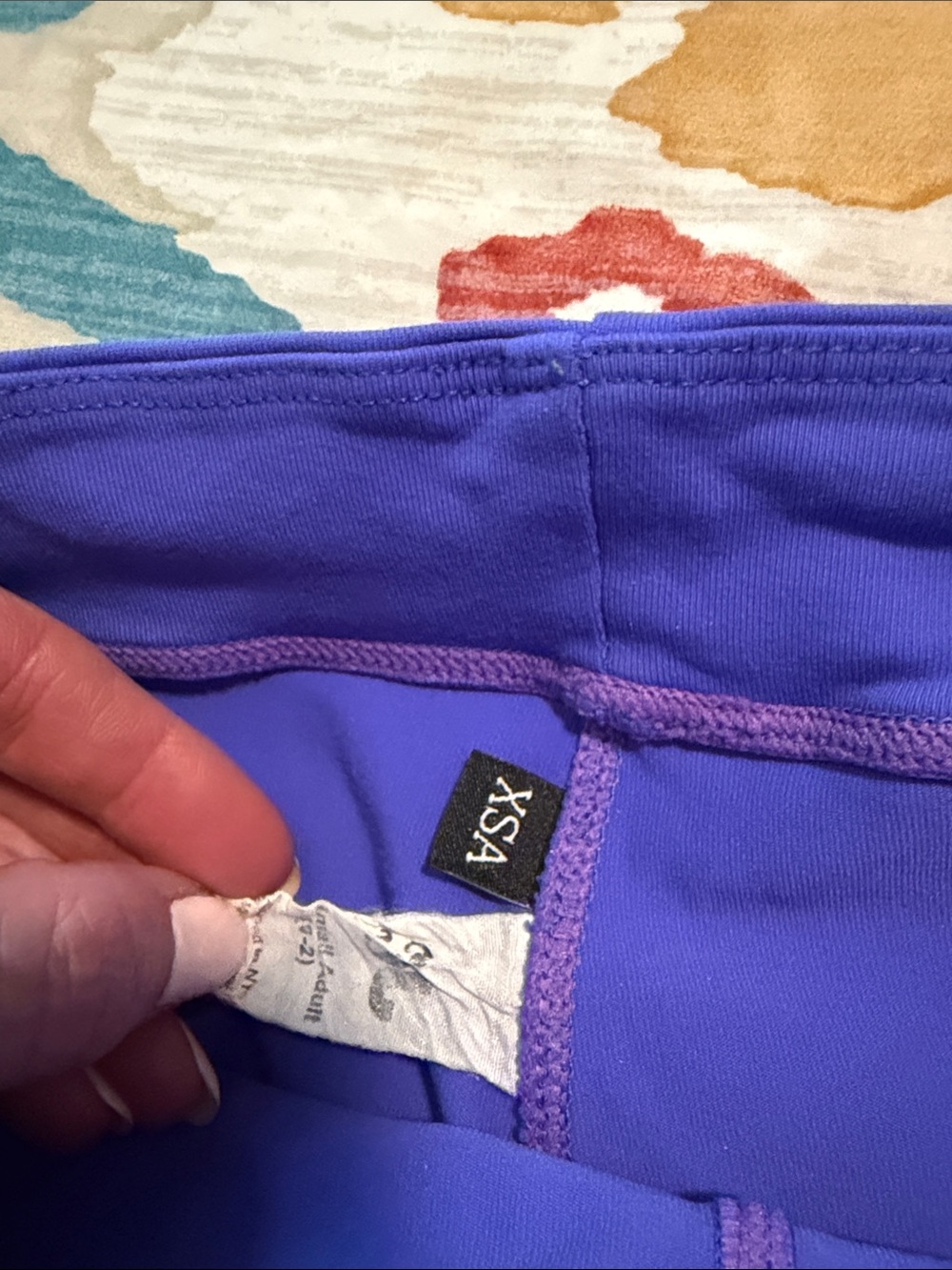Jo and Jax One-Shoulder Dance Top & Shorts Set - Purple - Picture 3 of 3